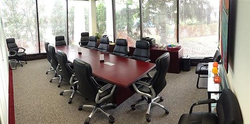 Glass Conference Room