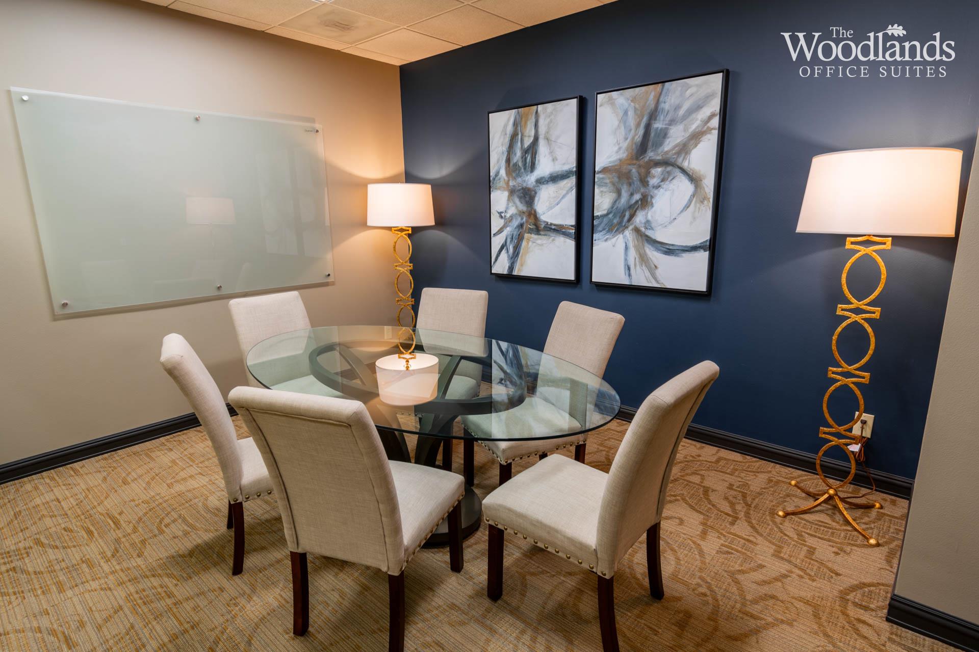 Private Meeting Room for 6 at The Woodlands Office Suites