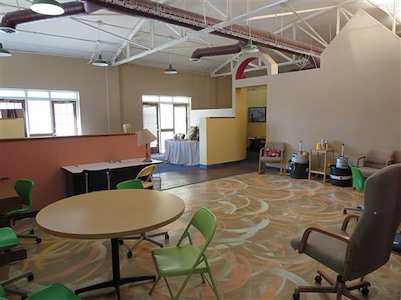 Main coworking space