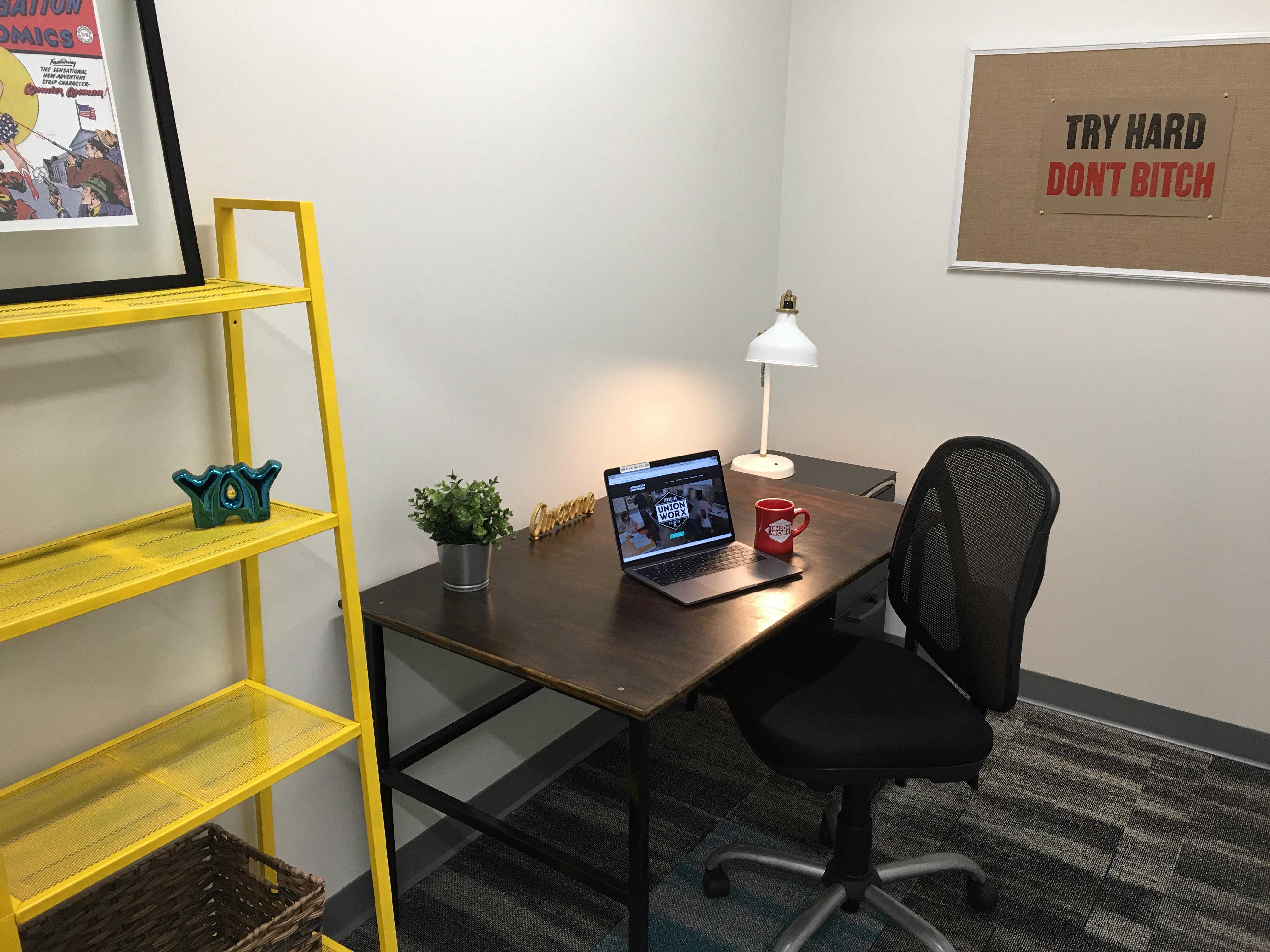 Private Office for 1 at Union Worx Coworking LiquidSpace