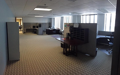 Cubicles with window view