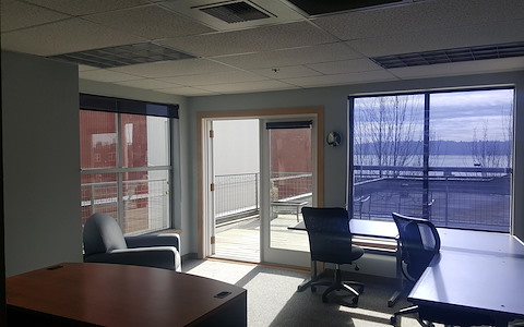 Huge Corner Office w/ Puget Sound Views!