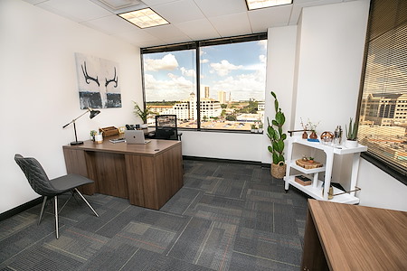Executive Workspace| Preston Center - Large Window Private Office