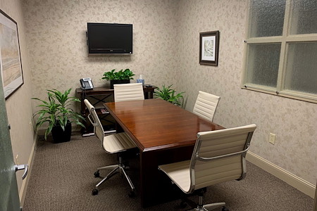 Byron Office Space Solutions-Greensboro Suburban Office - B) Small Conference Room