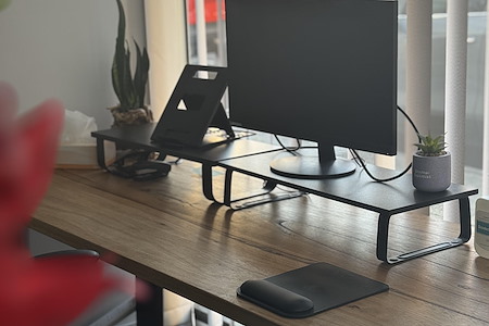 Hampton Consultancy Group - Work Desk - plug in your device &amp;amp; go