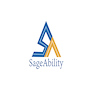 Logo of SageAbility Rooms with onsite Pearson Testing Center