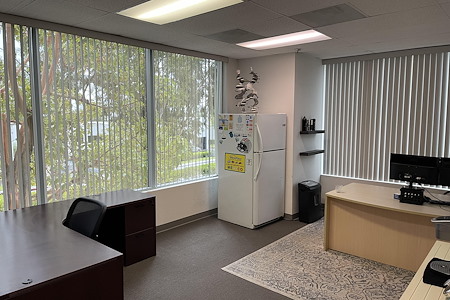 Professional private offices available in Aliso Viejo - Saddleback Mt view large window office