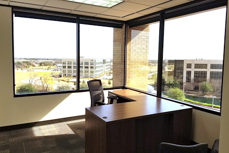 Executive Workspace| NW Austin - Large Window Office
