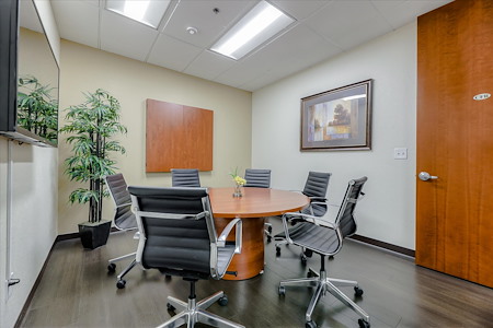 Pleasanton Workspace - Meeting Room with Round Table