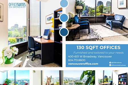 Office Suites on Broadway - Private Window Office 1-3 people