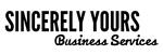 Logo of Sincerely Yours Business Service